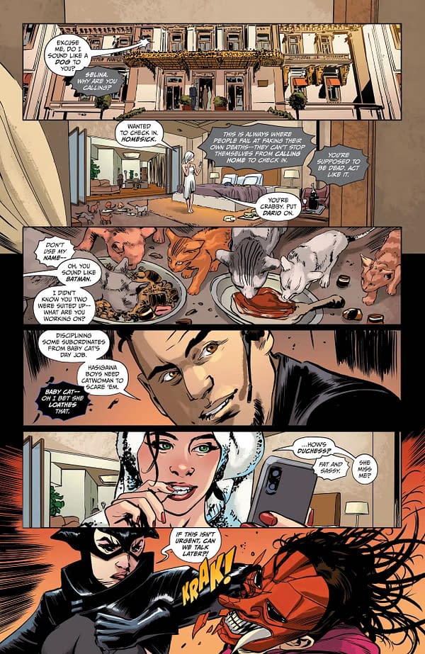 Interior preview page from Catwoman #61