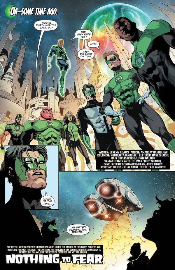 Interior preview page from Green Lantern #7