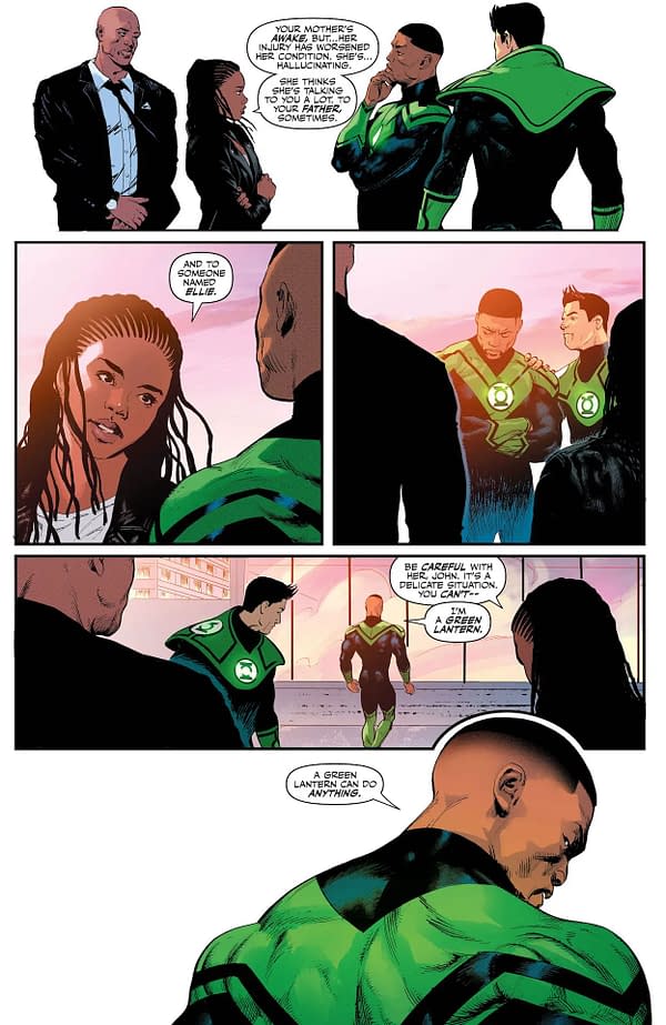 Interior preview page from Green Lantern: War Journal #5