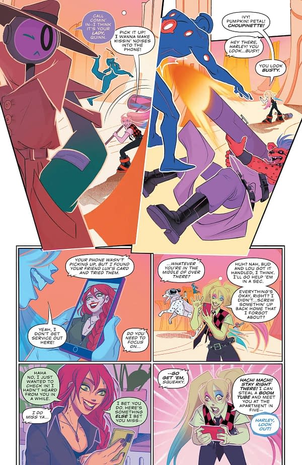 Interior preview page from Harley Quinn #36