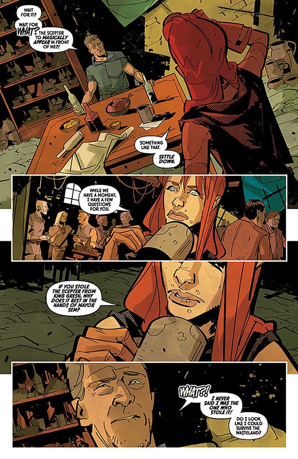 Interior preview page from Savage Red Sonja #4