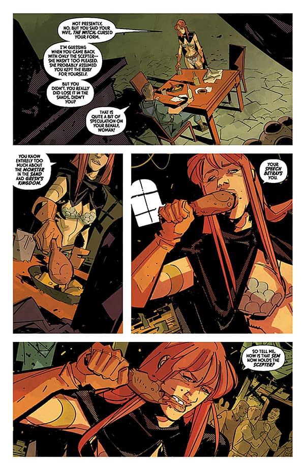 Interior preview page from Savage Red Sonja #4