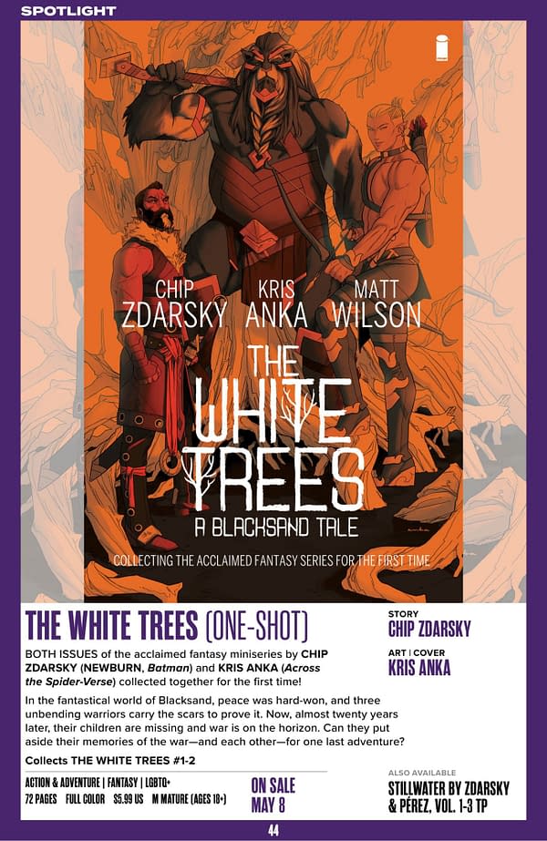 Chip Zdarsky & Kris Anka Return To The White Trees With Whisper Queen