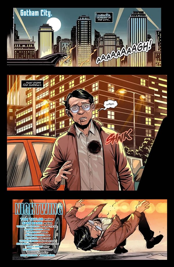 Interior preview page from Nightwing #111