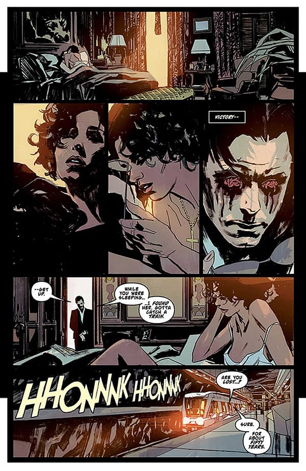 Interior preview page from Vampirella: Dracula Rage #5