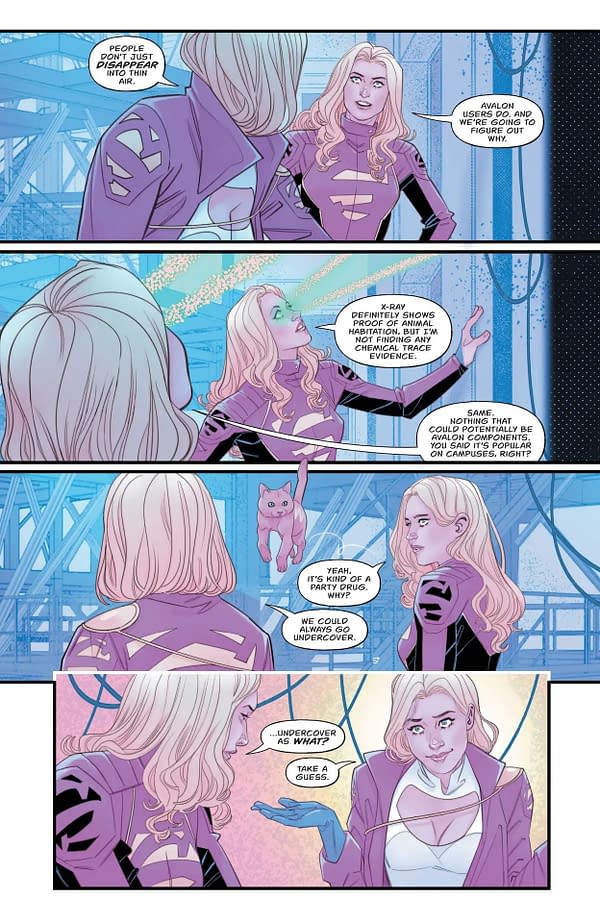 Interior preview page from Power Girl #6