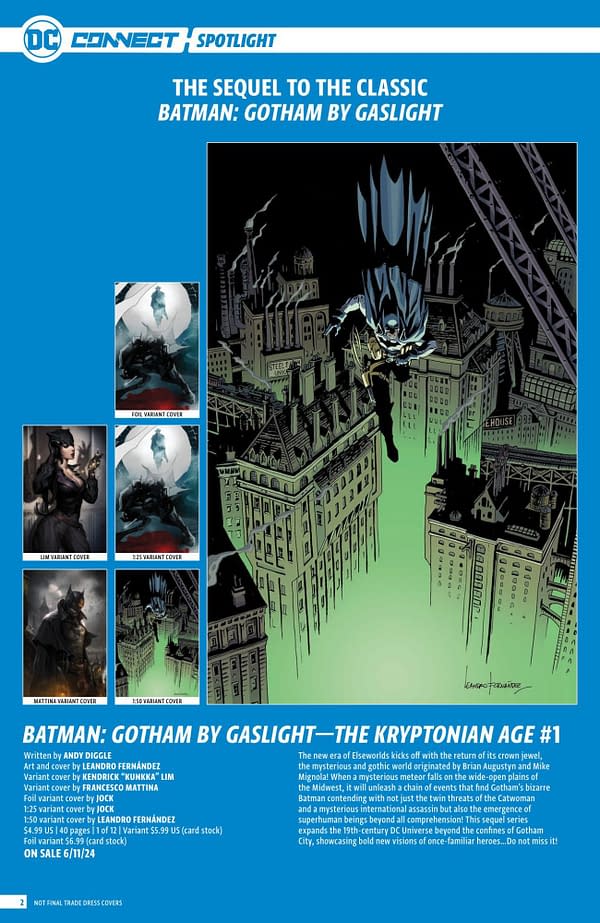 Full DC Comics June 2024 Solicits - More Than Just Batman
