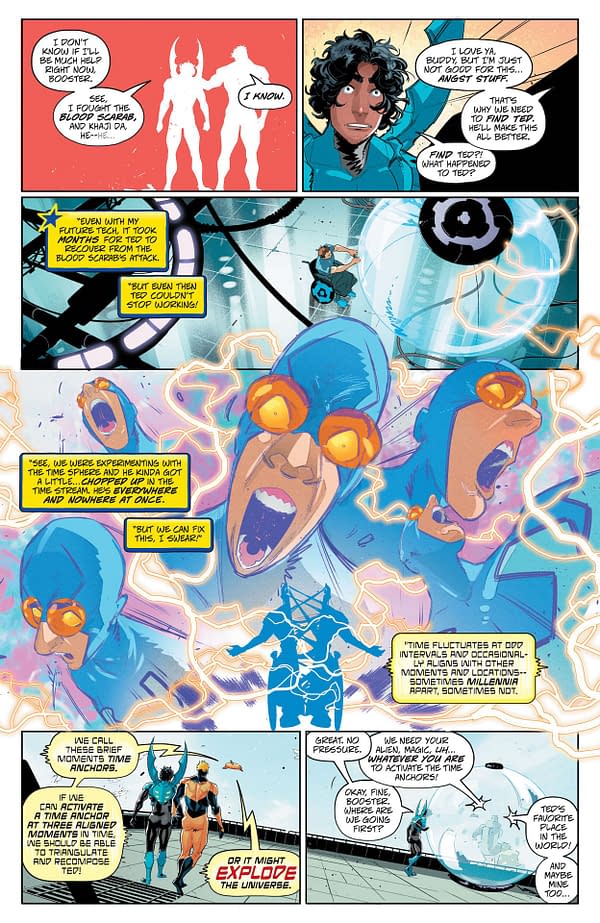 Interior preview page from Blue Beetle #7