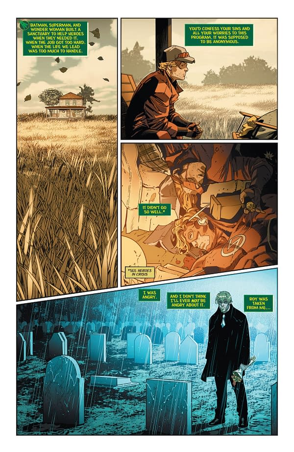 Interior preview page from Green Arrow #10