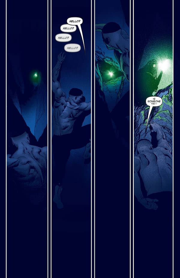 Interior preview page from Green Lantern: War Journal #7