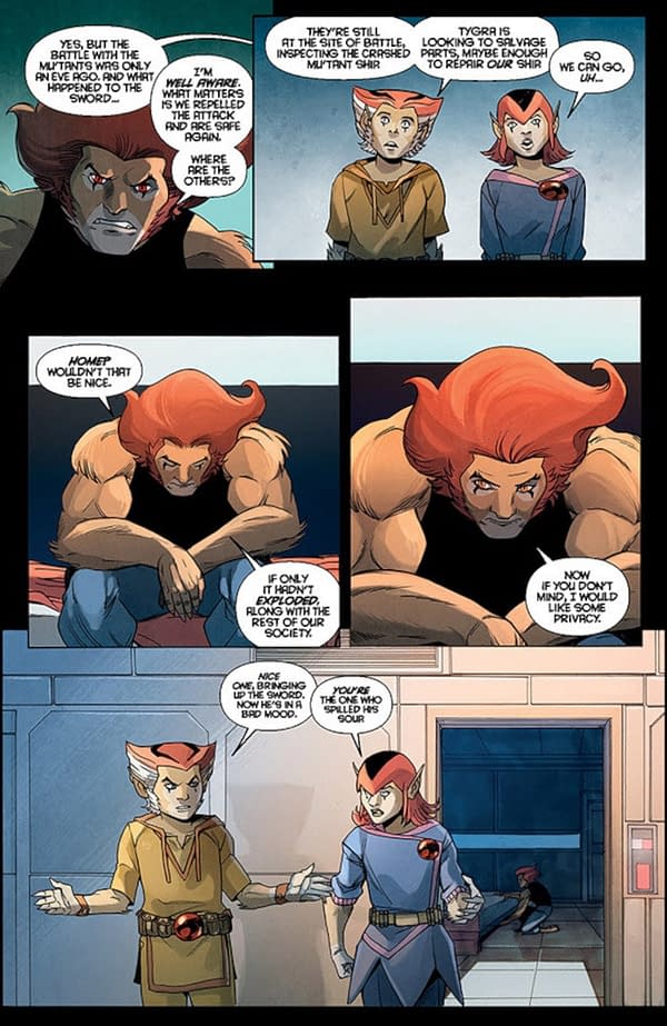 Interior preview page from Thundercats #2