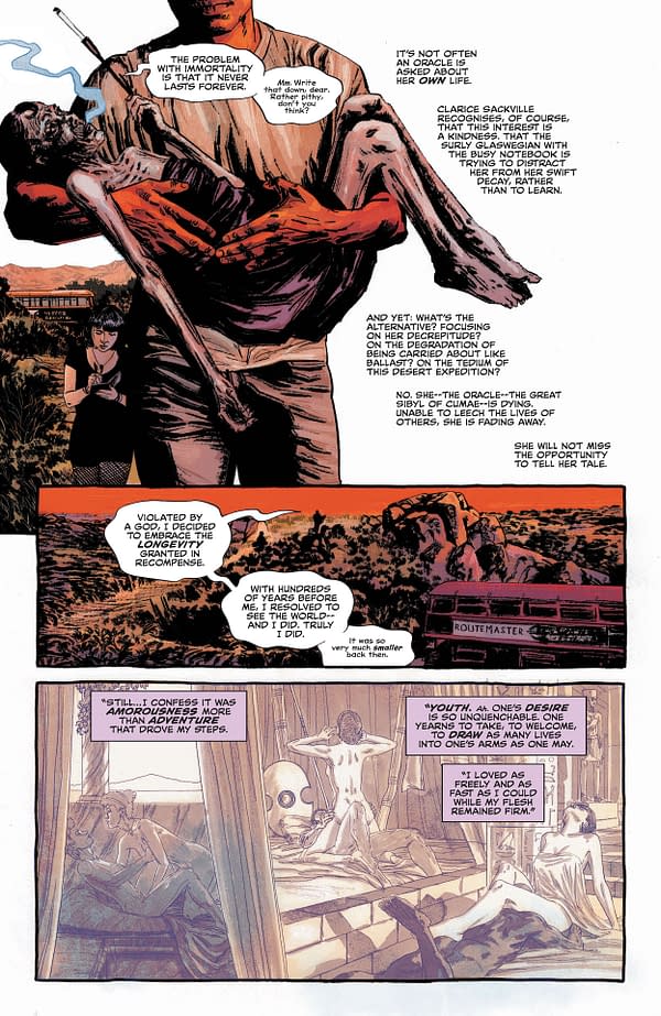 Interior preview page from John Constantine: Hellblazer - Dead in America #3