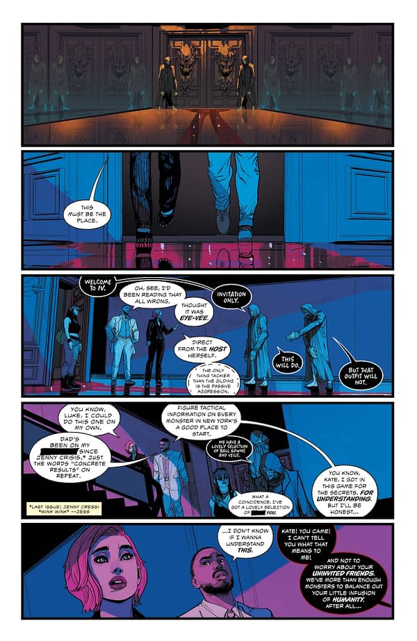 Interior preview page from Outsiders #5