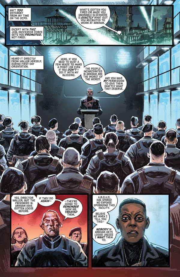 Interior preview page from Suicide Squad: Kill Arkham Asylum #2