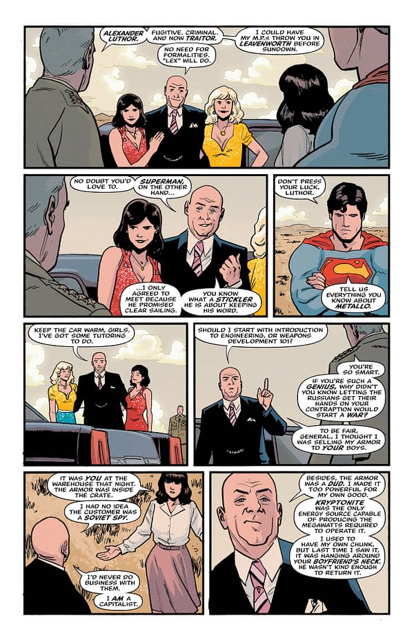 Interior preview page from Superman '78: The Metal Curtain #5
