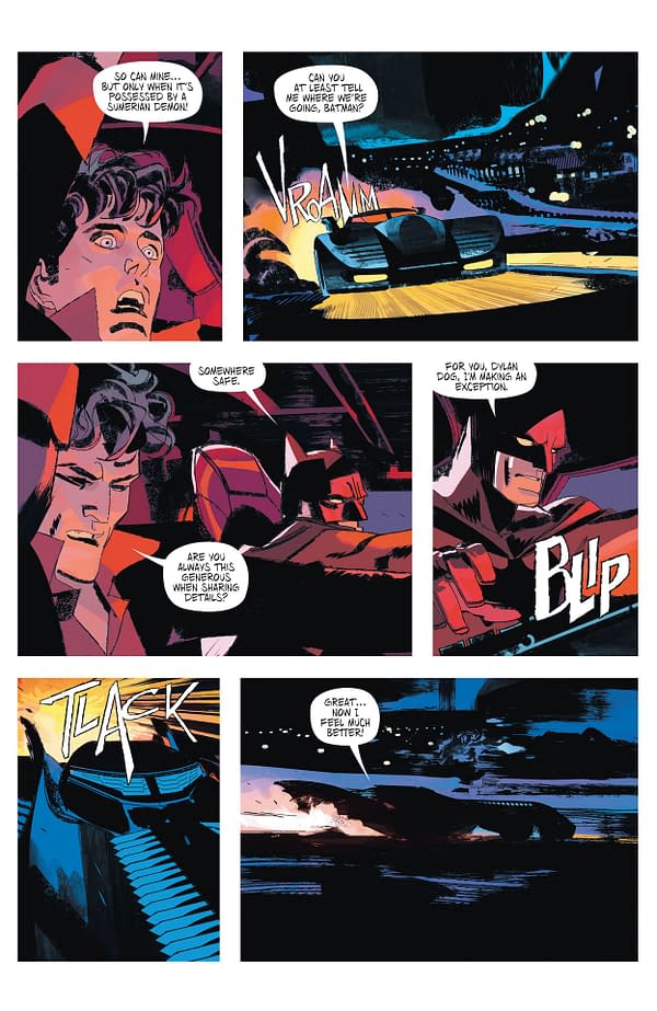 Interior preview page from Batman: Dylan Dog #2