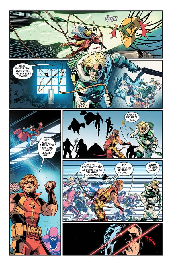 Interior preview page from Green Arrow #11
