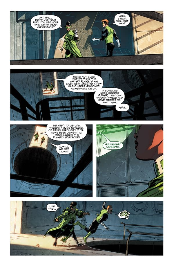 Interior preview page from Green Lantern #10