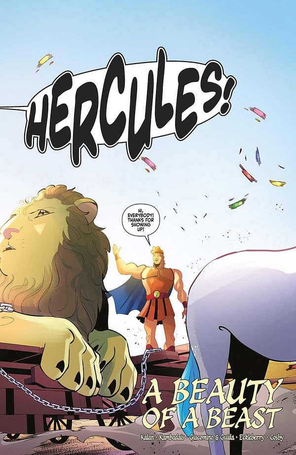 Interior preview page from Hercules #1