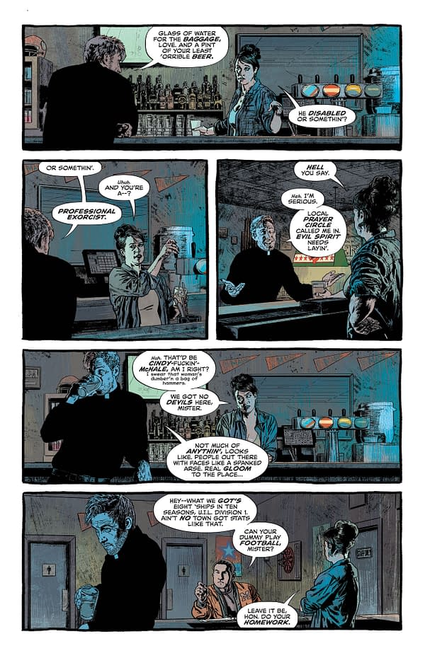 Interior preview page from John Constantine Hellblazer: Dead in America #4