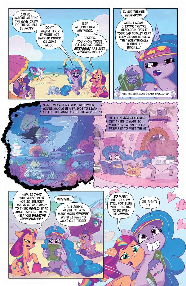 Interior preview page from MY LITTLE PONY: SET YOUR SAIL #1 PAULINA GANUCHEAU COVER