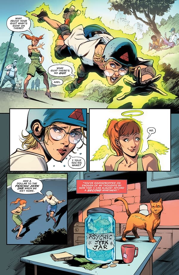 Interior preview page from Power Girl #8