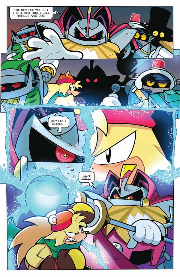 Interior preview page from SONIC THE HEDGEHOG: FANG THE HUNTER #4 AARON HAMMERSTROM COVER
