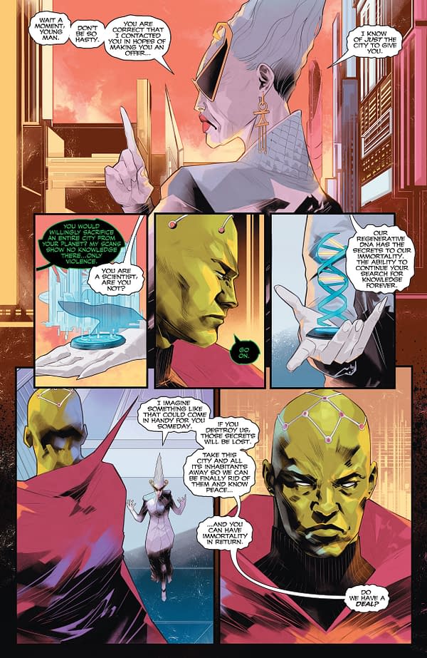 Interior preview page from Superman: House of Braniac Special #1