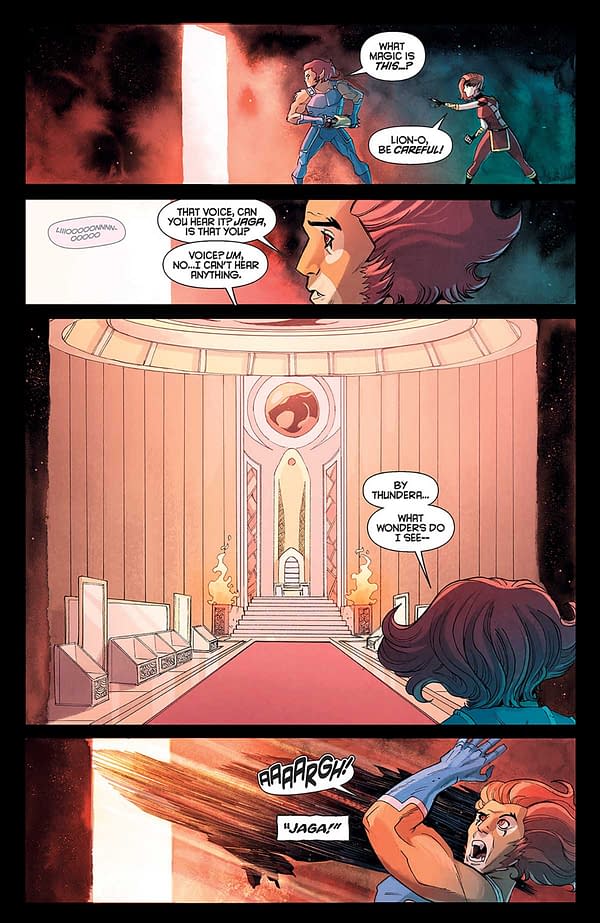 Interior preview page from Thundercats #3