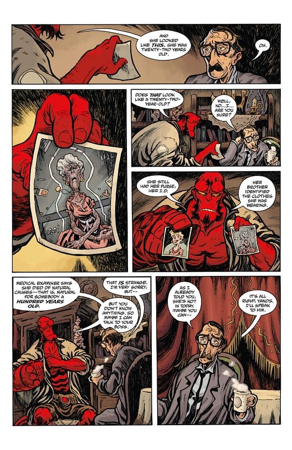 Ten Pages Of Hellboy/Stranger Things For Free Comic Book Day