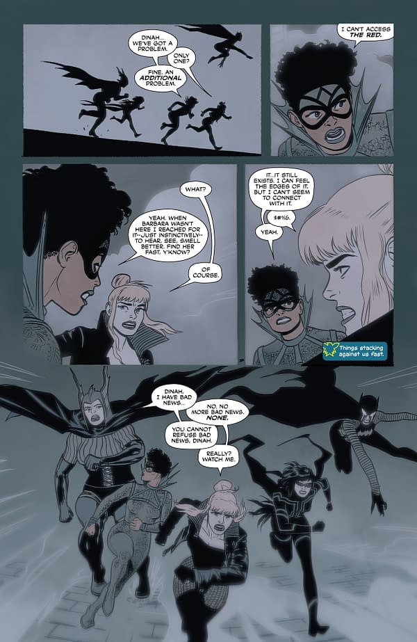 Interior preview page from Birds of Prey #9