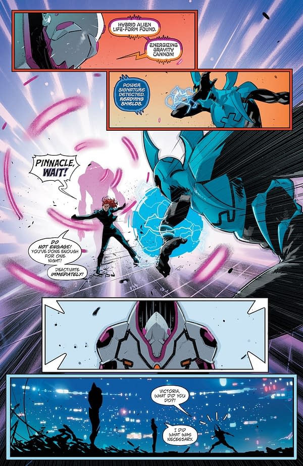 Interior preview page from Blue Beetle #9