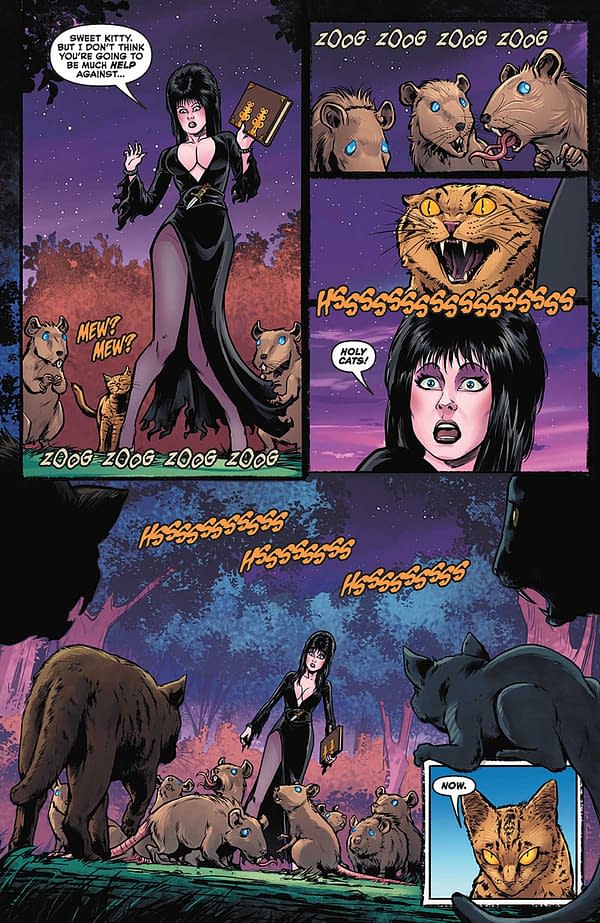 Interior preview page from Elvira Meets HP Lovecraft #4