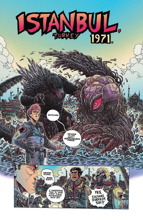 Interior preview page from GODZILLA 70TH ANNIVERSARY #1 E.J. SU COVER