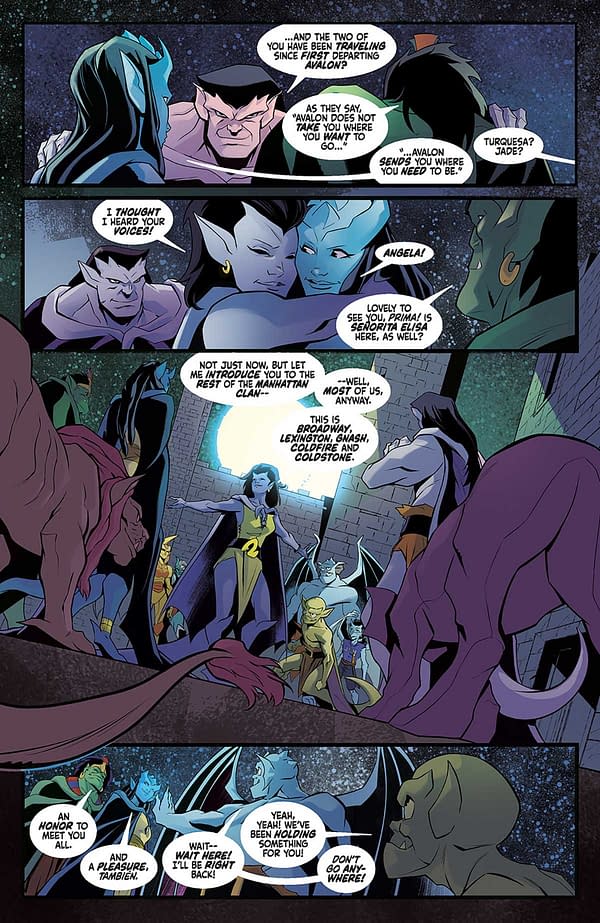 Interior preview page from Gargoyles Quest #2