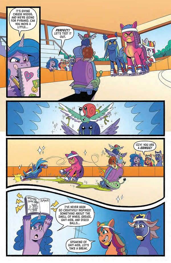 Interior preview page from MY LITTLE PONY: KENBUCKY ROLLER DERBY #4 SOPHIE SCRUGGS COVER