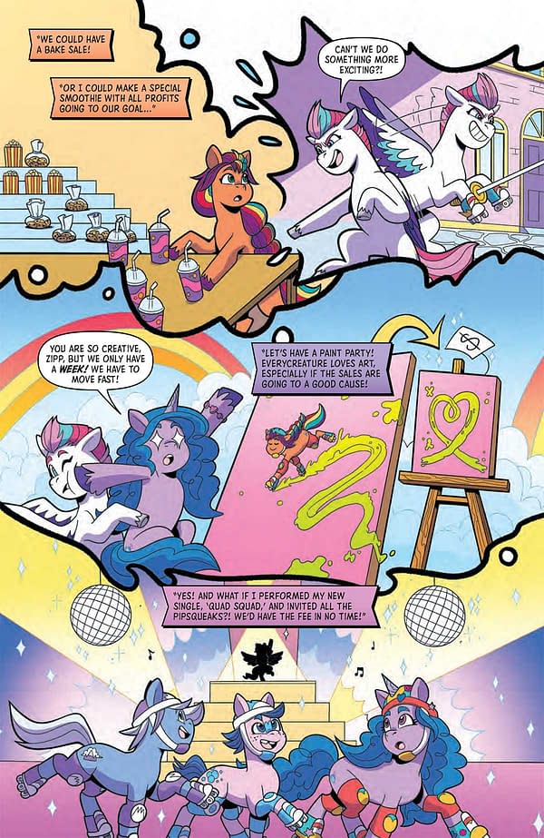 Interior preview page from MY LITTLE PONY: KENBUCKY ROLLER DERBY #4 SOPHIE SCRUGGS COVER