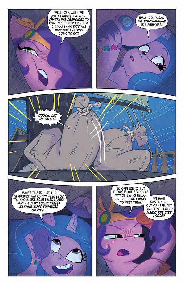 Interior preview page from MY LITTLE PONY: SET YOUR SAIL #2 PAULINA GANUCHEAU COVER