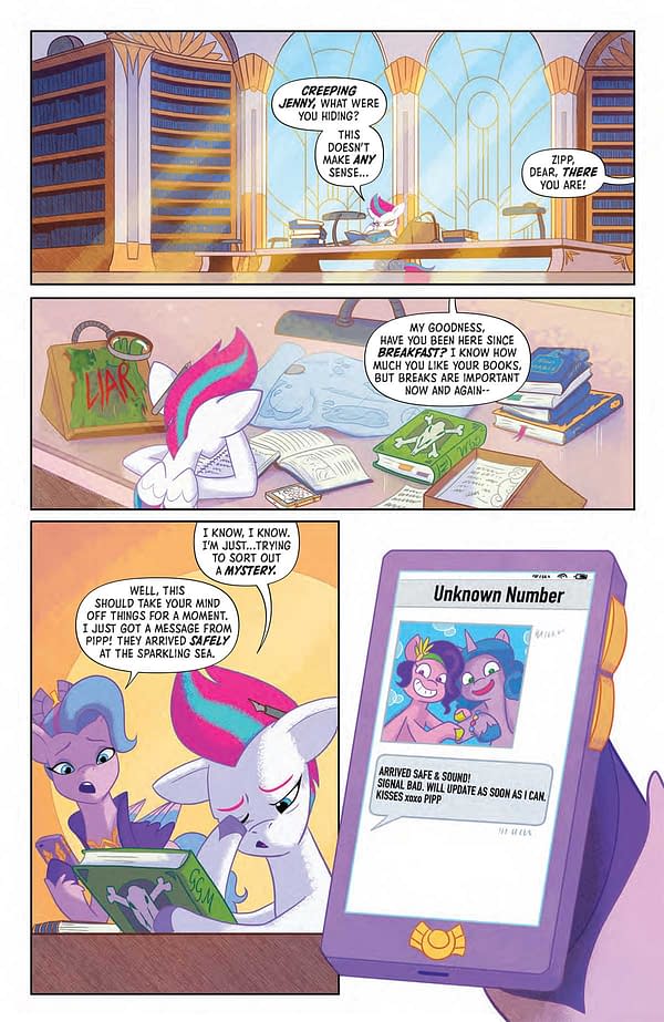 Interior preview page from MY LITTLE PONY: SET YOUR SAIL #2 PAULINA GANUCHEAU COVER