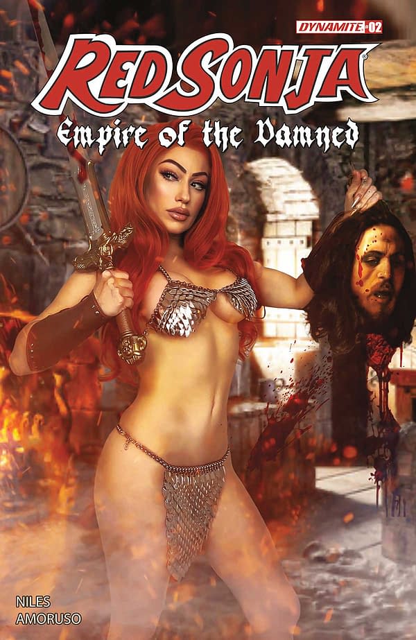 Interior preview page from Red Sonja: Empire of the Damned #2