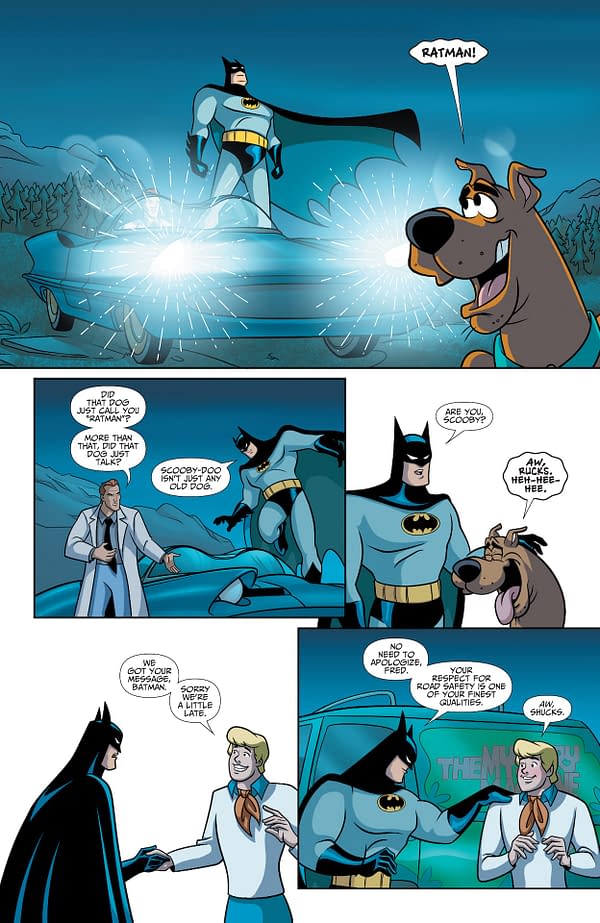 Interior preview page from Batman and Scooby-Doo Mysteries #5