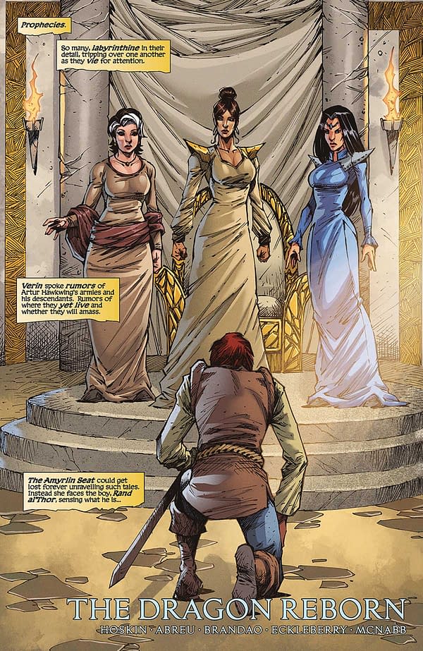 Interior preview page from Robert Jordan's The Wheel of Time: The Great Hunt #6