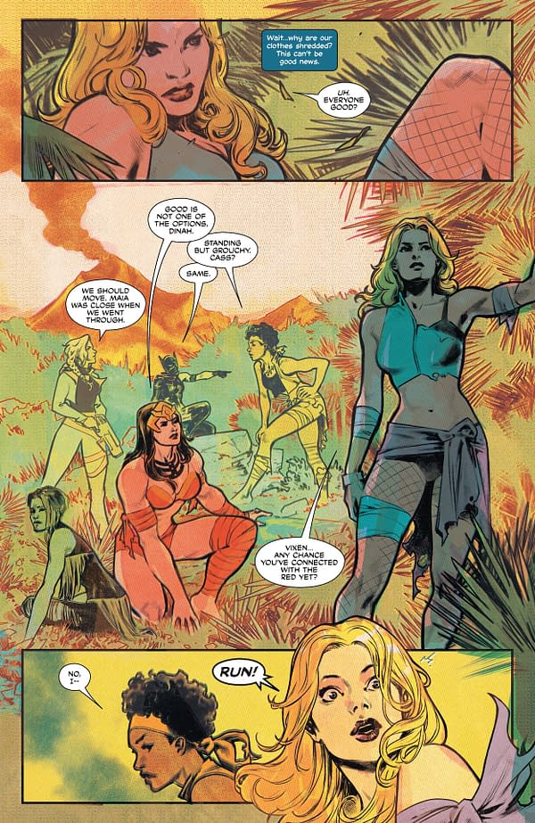 Interior preview page from Birds of Prey #11