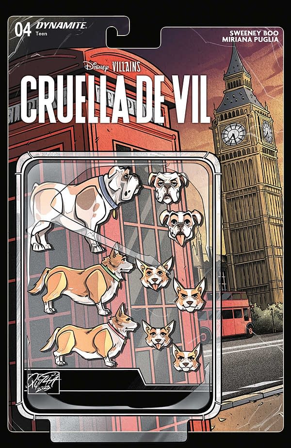 Interior preview page from Disney Villains: Cruella De Vil #4