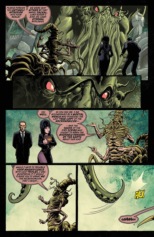 Interior preview page from Elvira Meets HP Lovecraft #5