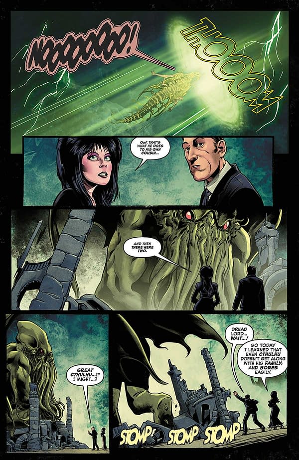 Interior preview page from Elvira Meets HP Lovecraft #5