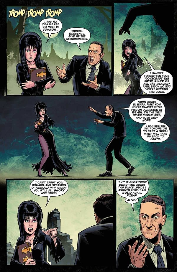 Interior preview page from Elvira Meets HP Lovecraft #5