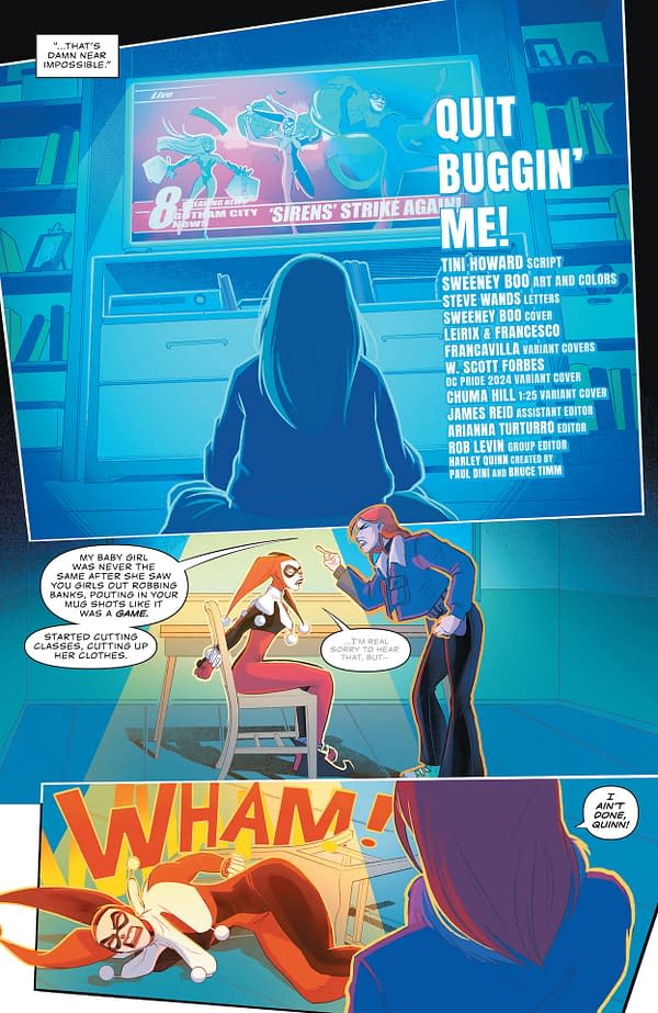 Interior preview page from Harley Quinn #41
