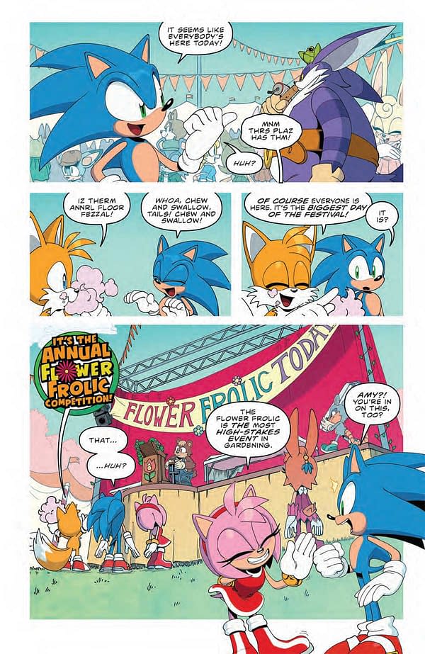 Interior preview page from SONIC THE HEDGEHOG: SPRING BROKEN #1 ADAM BRYCE THOMAS COVER