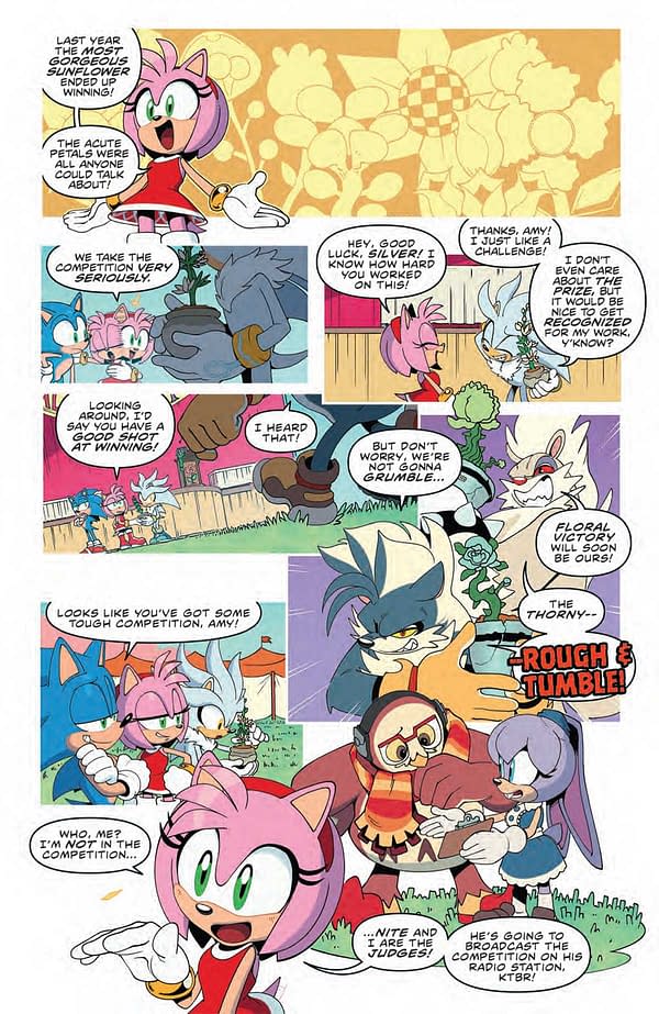 Interior preview page from SONIC THE HEDGEHOG: SPRING BROKEN #1 ADAM BRYCE THOMAS COVER